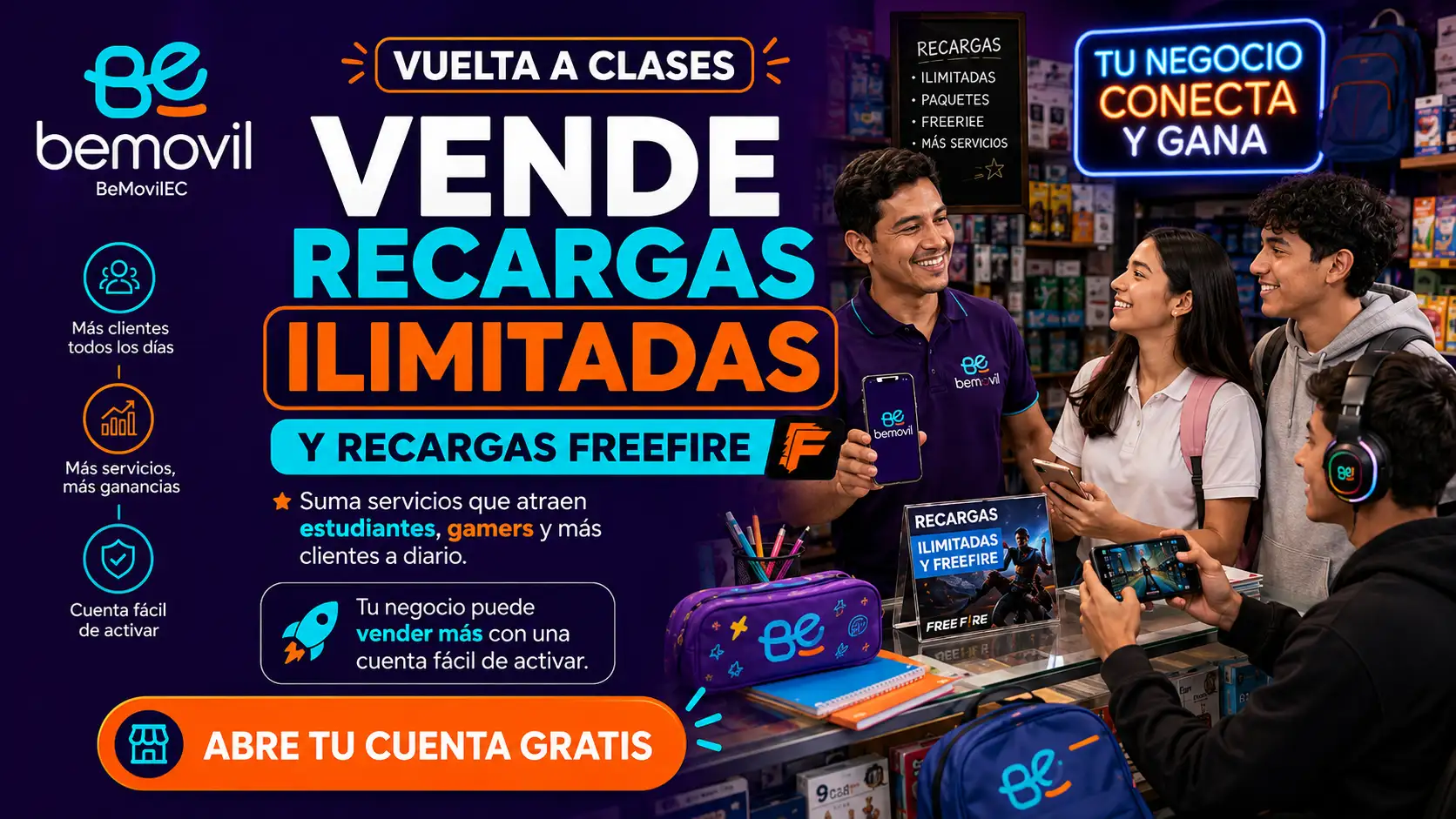 Recargas Ilimitadas Freefire2 **Bemovil Ecuador | Bemovil Ecuador**