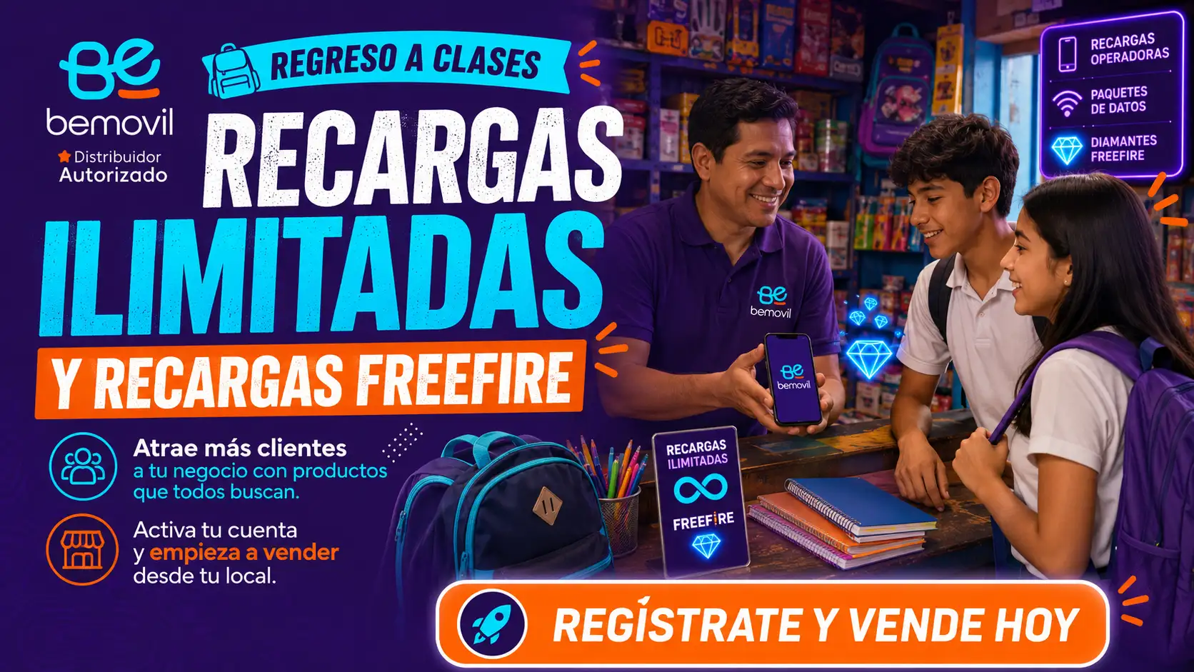 Recargas Ilimitadas + freefire1 **Bemovil Ecuador | Bemovil Ecuador**